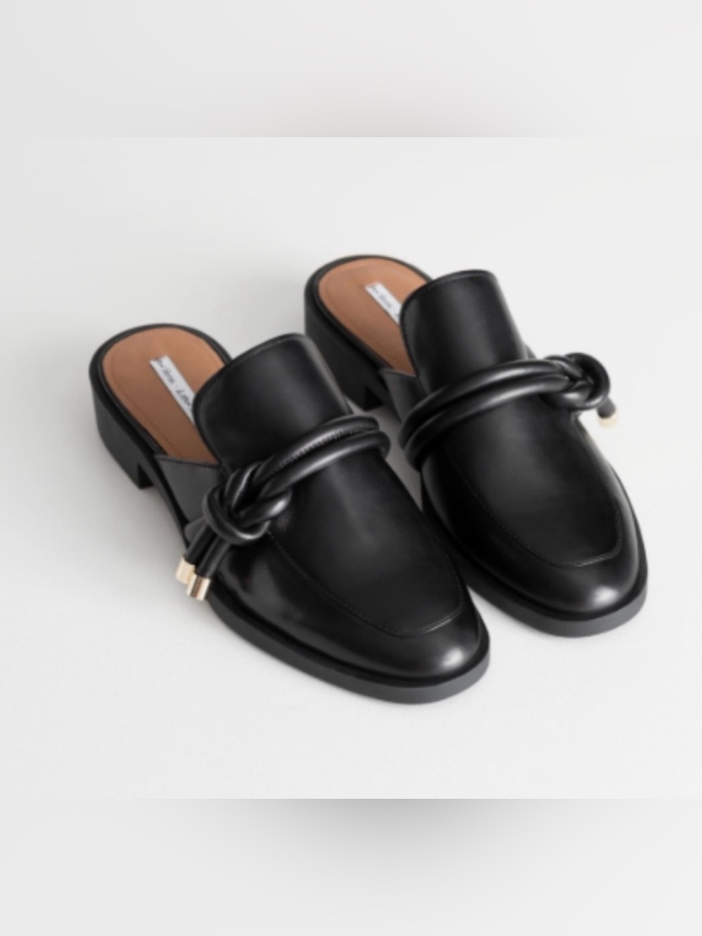 & Other Stories - Reef Knot Loafers size 38